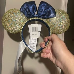 Gold/Navy Minnie Ears